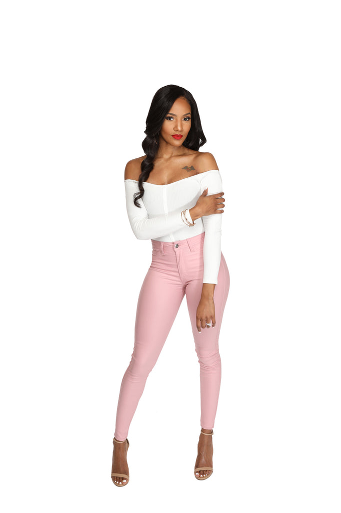 White Off Shoulder Bodysuit