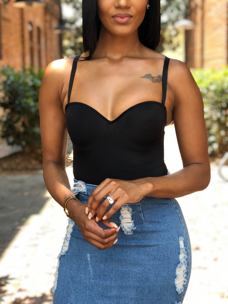Get Me Bodied Bodysuit Black