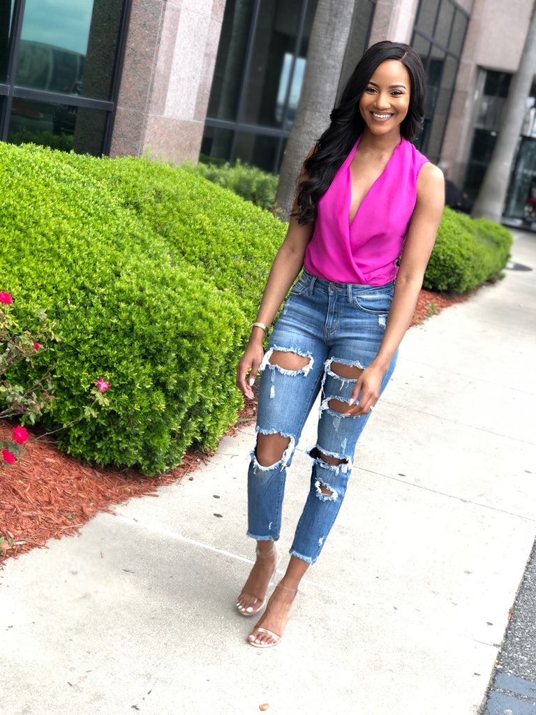 Bright Fuchsia  Bodysuit