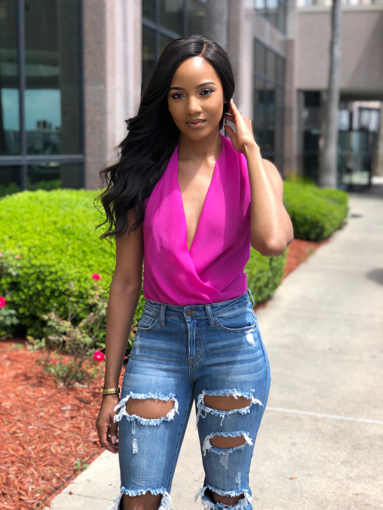 Bright Fuchsia  Bodysuit
