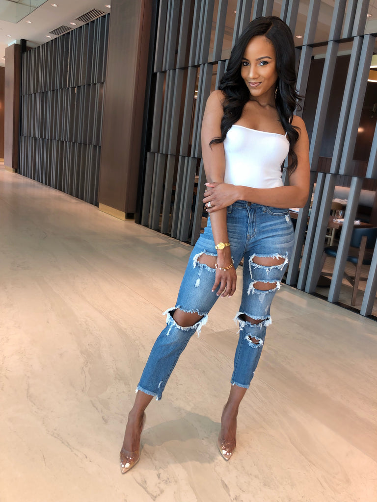 Basically It Bodysuit White