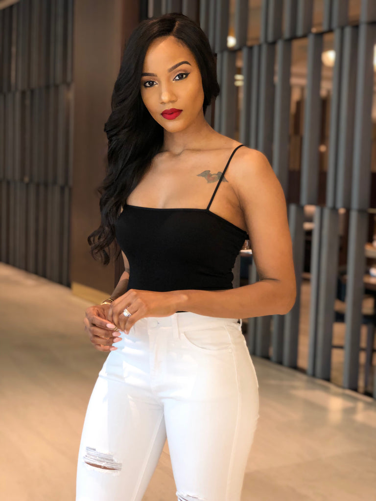 Basically It Bodysuit Black